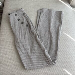 Express Boot Cut Pants with Button Accents